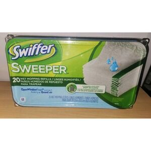 Swiffer Sweeper Wet Mopping Cloths Refills Open Window Fresh Scent 20 Count~NEW